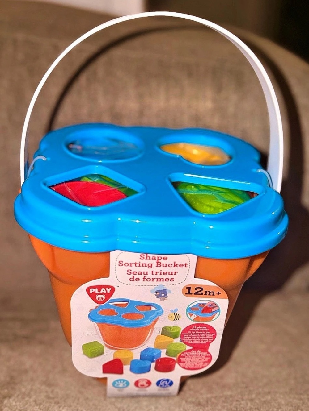New, Shape Sorting Bucket Shape Sorter Toy